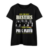 Only The Best Besties Listen To Pink Floyd Front Wtee Black - OtherBrick