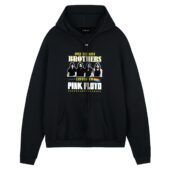 Only The Best Brothers Listen To Pink Floyd Front Hoodie Black - OtherBrick