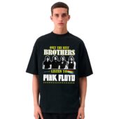 Only The Best Brothers Listen To Pink Floyd Front Shirt Man Black - OtherBrick