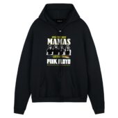 Only The Best Mamas Listen To Pink Floyd Front Hoodie Black - OtherBrick