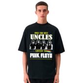 Only The Best Uncles Listen To Pink Floyd Front Shirt Man Black - OtherBrick