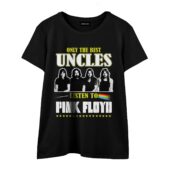 Only The Best Uncles Listen To Pink Floyd Front Wtee Black - OtherBrick