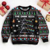 The Dark Side Of Christmas Pink Floyd Ugly Christmas Sweater1 - OtherBrick