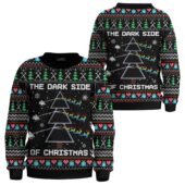 The Dark Side Of Christmas Pink Floyd Ugly Christmas Sweater2 - OtherBrick