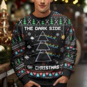 The Dark Side Of Christmas Pink Floyd Ugly Christmas Sweater4 - OtherBrick