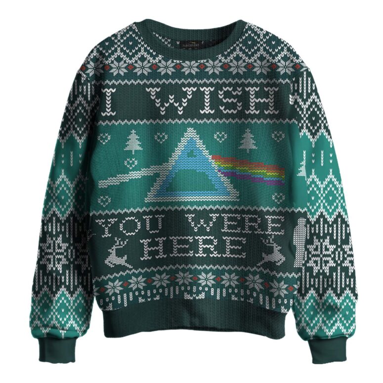 Wish You Were Here Dark Side Of The Moon Pink Floyd Ugly Christmas Sweater