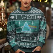 Wish You Were Here Dark Side Of The Moon Pink Floyd Ugly Christmas Sweater Mk 8 - OtherBrick