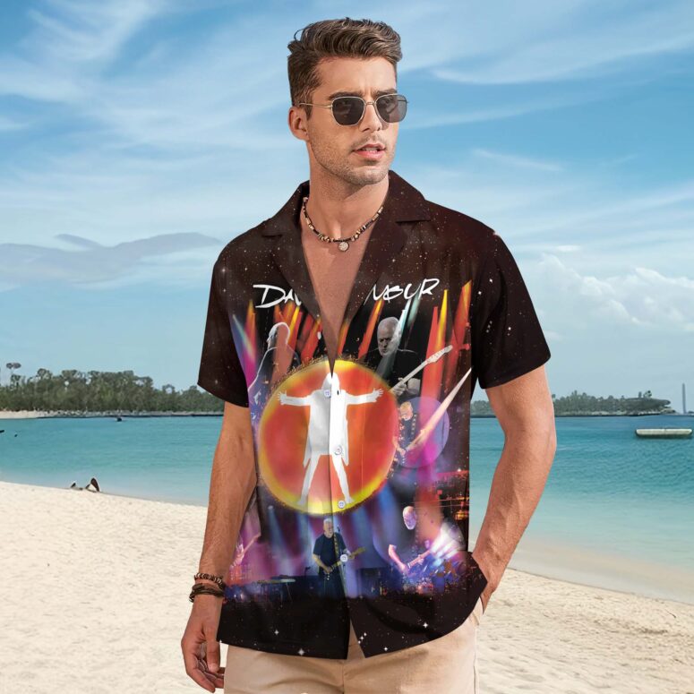 David Gilmour Luck and Strange 2024 Tour Date Hawaiian Shirt