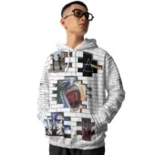 Hoodie Front Album Collection In The Wall Pink Floyd 3d - OtherBrick