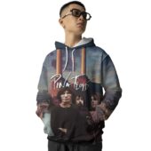 Hoodie Front Pink Floyd Band X Animals Album Cover Pig Fly Battersea Power Station Shirt - OtherBrick