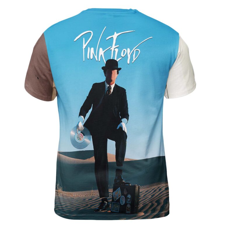 Desert Man in Bowler And HandShake WYWH Pink Floyd Shirt