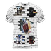 Shirt Front Album Collection In The Wall Pink Floyd - OtherBrick