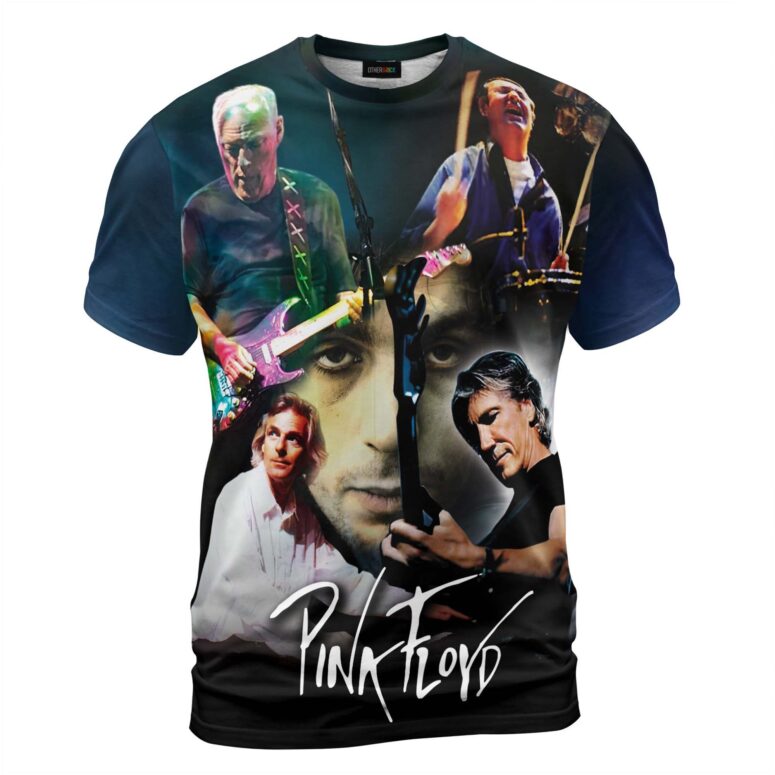 Pink Floyd Band Gilmour Waters Wright Mason Barrett Show Shirt