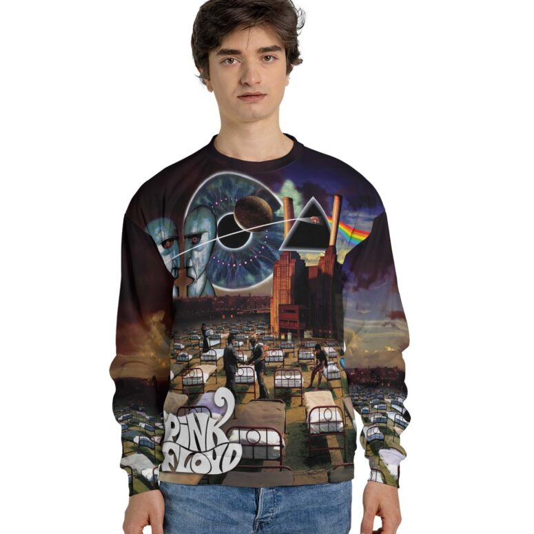 Battersea Power Station Pink Floyd Album Collection Vintage Shirt