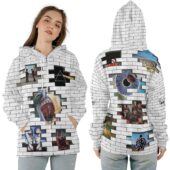 Ziphoodie Album Collection In The Wall Pink Floyd 3d - OtherBrick