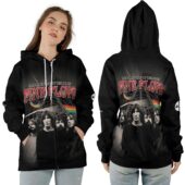 Ziphoodie Dark Side Of The Moon Pink Floyd Band Vintage 3d - OtherBrick