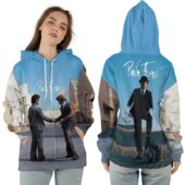 Ziphoodie Desert Man In Bowler And Handshake Wish You Were Here Pink Floyd 3d - OtherBrick