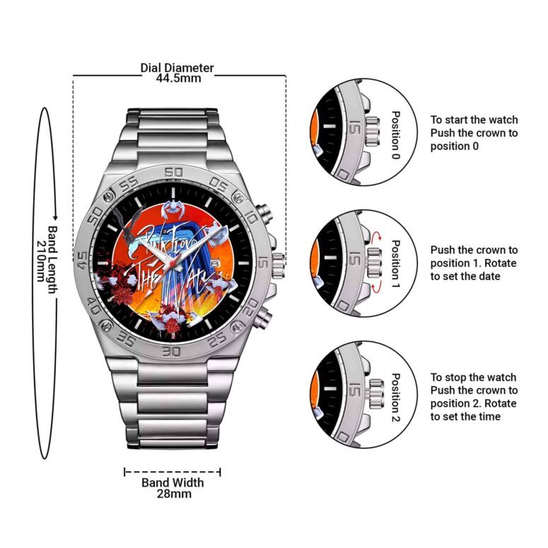 The Wall - Goodbye Blue Sky Gentleman Powermatic Silver Watch
