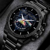 Greatest Pink Floyd Songs Gentleman Powermatic Silver Watch Black - OtherBrick