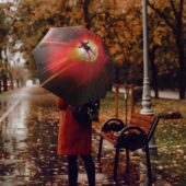 Luck And Strange Tour Stage Shot Umbrella 2 - OtherBrick