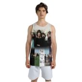 Mockup Men Tank 3d Pink Floyd Band Collection Album White 3d - OtherBrick