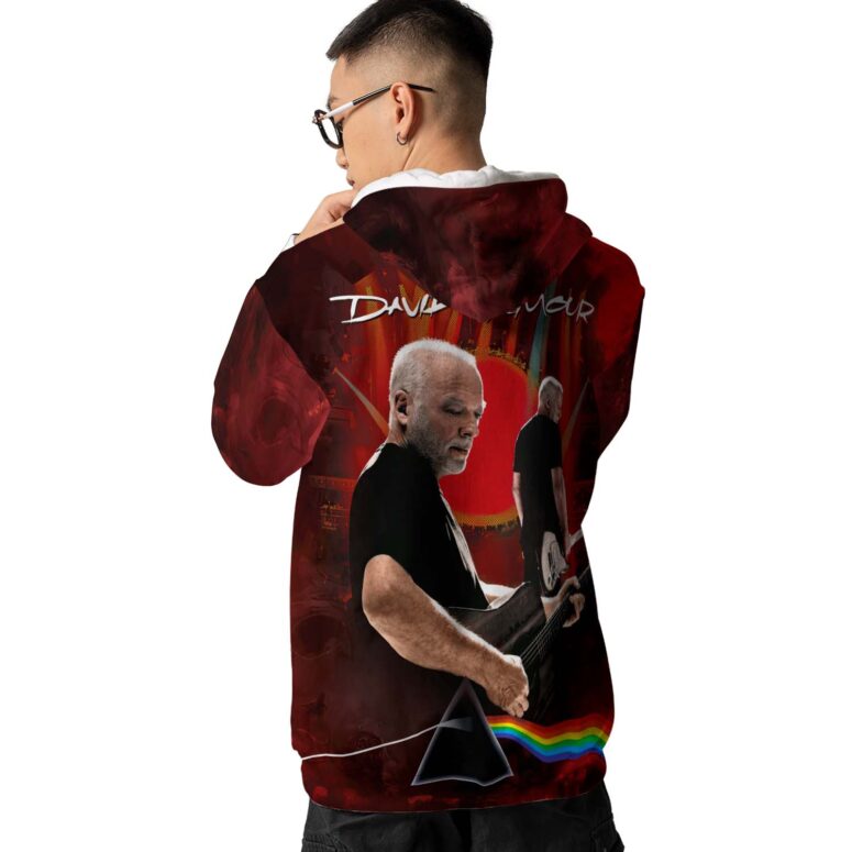 David Gilmour x DSOTM Pink Floyd Red Shirt David Gilmour x DSOTM Pink Floyd Red Shirt