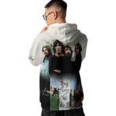 Hoodie Back Pink Floyd Band Collection Album White 3d - OtherBrick