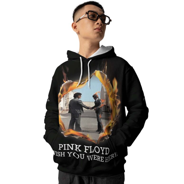 Pink Floyd WYWH Burning x DSOTM Shirt Pink Floyd WYWH Burning x DSOTM Shirt