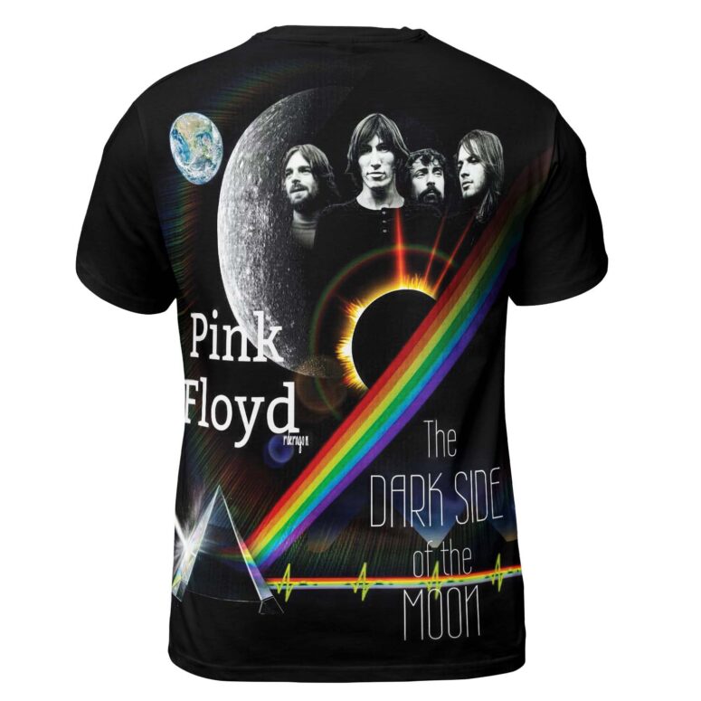 DSOTM Eclipse Heartbeat Pink Floyd Member Shirt DSOTM Eclipse Heartbeat Pink Floyd Member Shirt