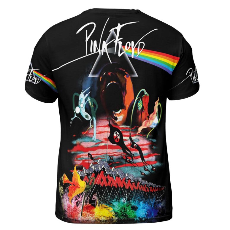 DSOTM Pink Floyd The Wall Screaming Face Fecking Flower Art Shirt DSOTM Pink Floyd The Wall Screaming Face Fecking Flower Art Shirt