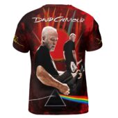 Shirt Back David Gilmour X Dsotm Pink Floyd Red - OtherBrick