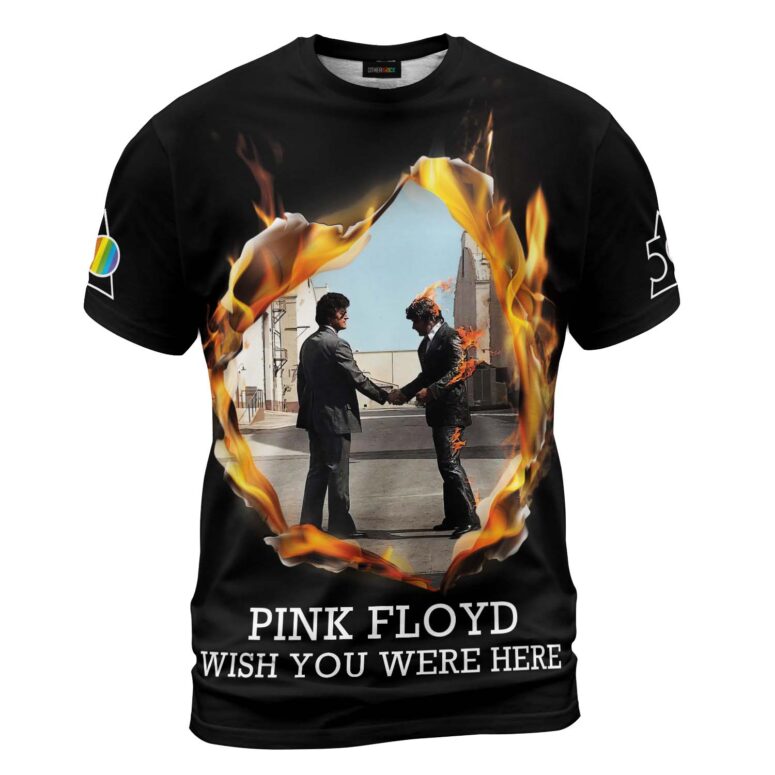 Pink Floyd WYWH Burning x DSOTM Shirt Pink Floyd WYWH Burning x DSOTM Shirt