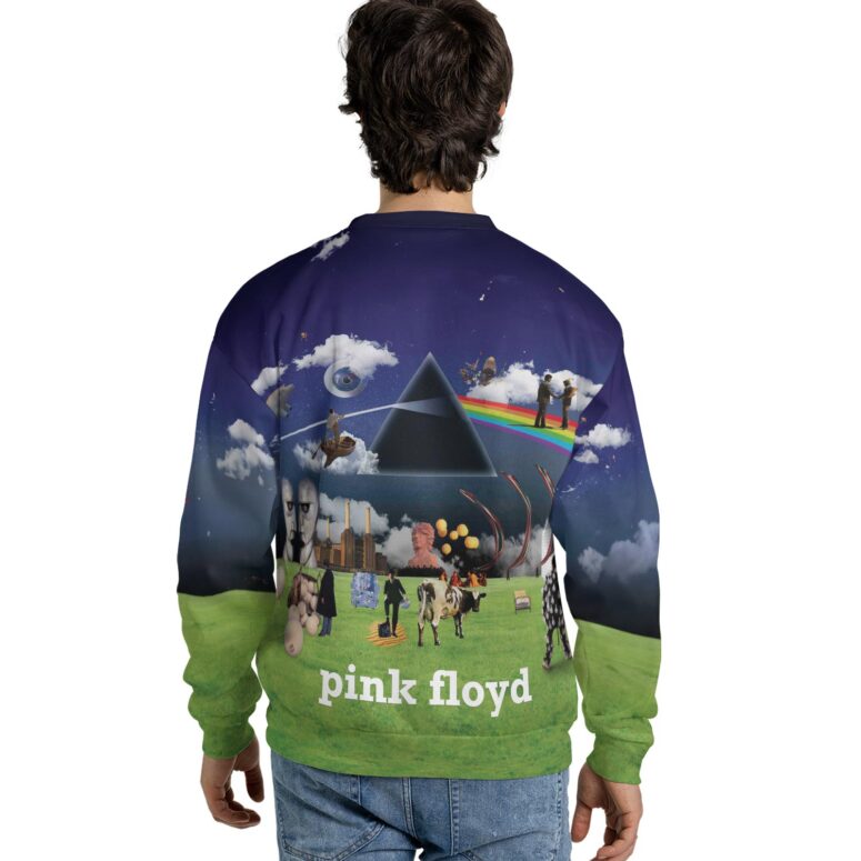 DSOTM WYWH Division Bell Pulse Animal Collage Album Pink Floyd Shirt