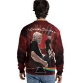 Sweater Back David Gilmour X Dsotm Pink Floyd Red 3d Hoodie - OtherBrick