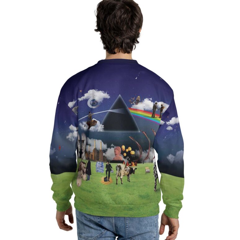 Pink Floyd DSOTM WYWH Division Bell Pulse Animal Collage Album Shirt