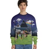 Sweater Front Pink Floyd Dsotm Wywh Division Bell Pulse Animal Collage Album 3d - OtherBrick