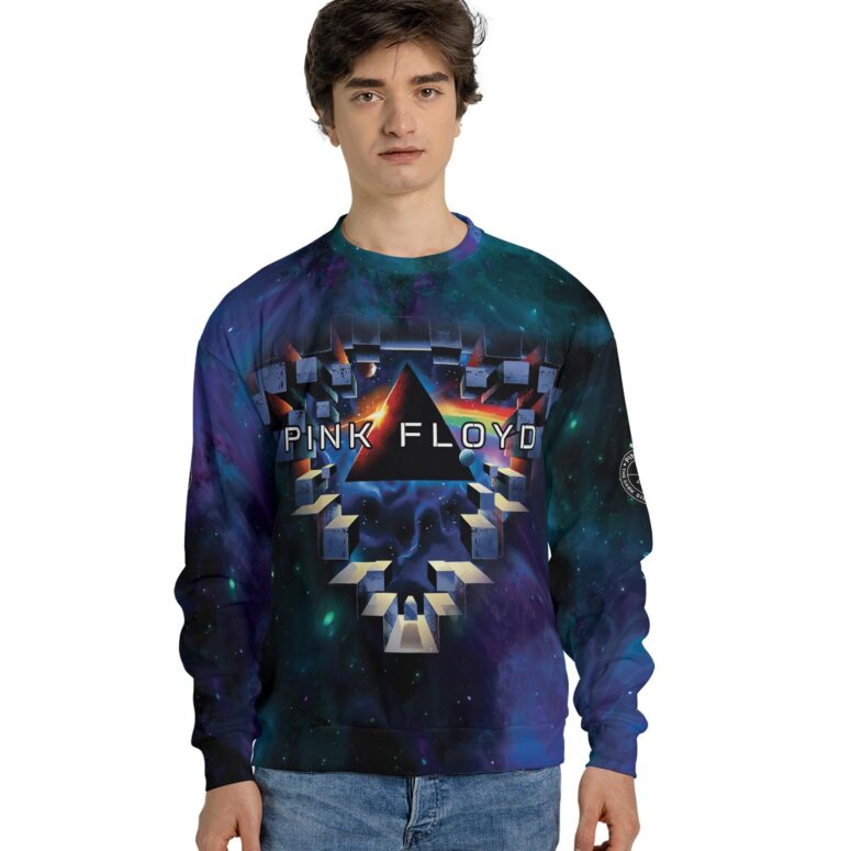 Wish You Were Here DSOTM Astronaut Handshake Galaxy Space Shirt