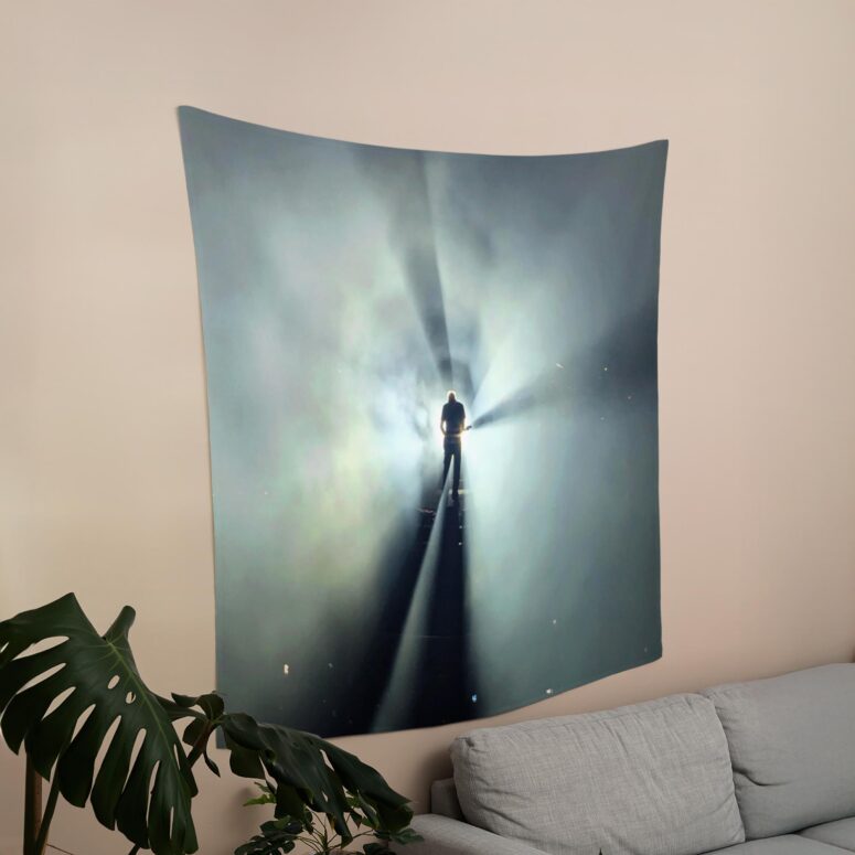 David Gilmour Luck and Strange Show Tapestry