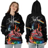 Ziphoodie Dsotm Pink Floyd The Wall Screaming Face Fecking Flower Art 3d - OtherBrick