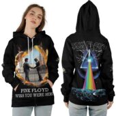 Ziphoodie Pink Floyd Wywh Burning X Dsotm 3d - OtherBrick