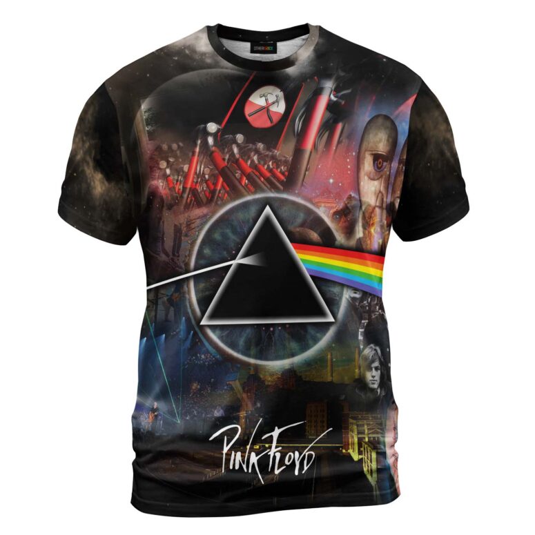 DSOTM Pulse Pink Floyd Album Collection Vintage Shirt