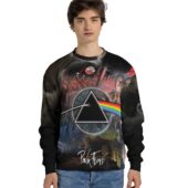 Dsotm Pulse Pink Floyd Album Collection Vintage Sweater Front - OtherBrick