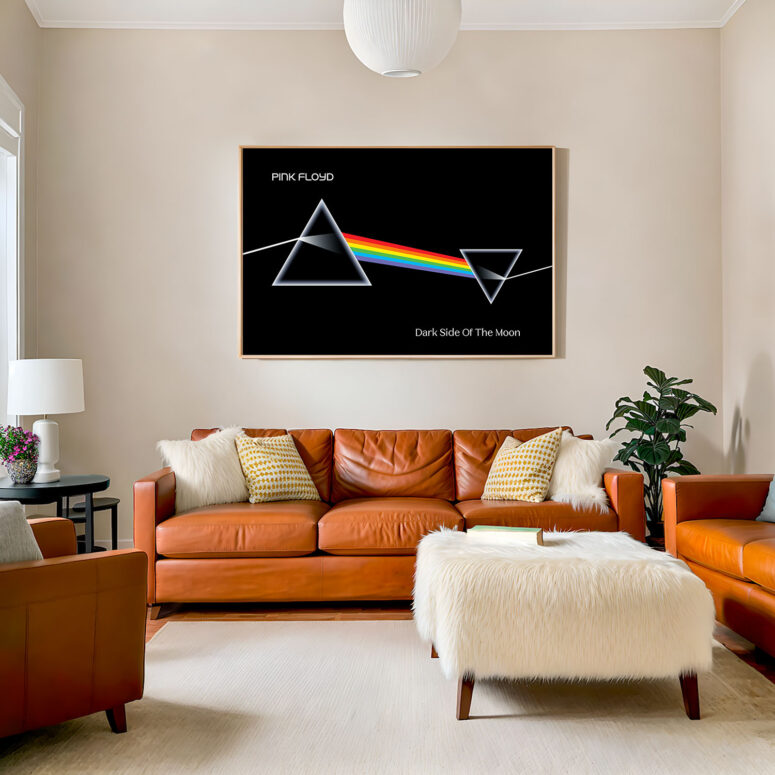 Double DSOTM Dazed and Confused Pink Floyd Poster Remastered Double DSOTM Dazed and Confused Pink Floyd Poster Remastered