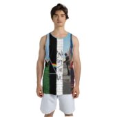 Mockup Men Tank 3d Pink Floyd 10 Albums Collection Art 3d - OtherBrick
