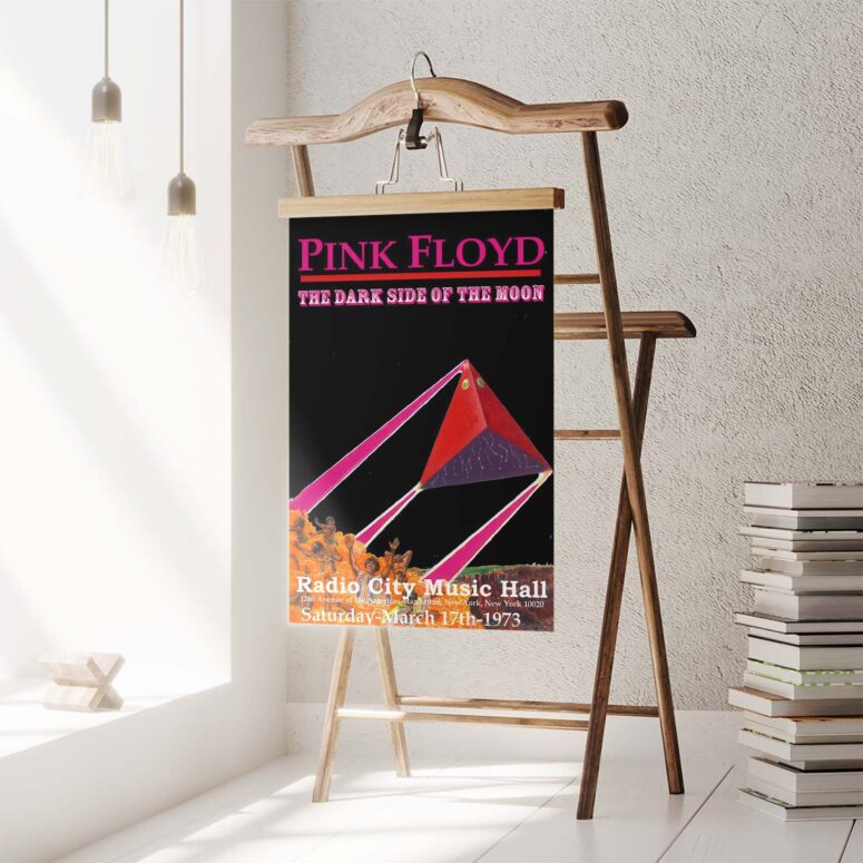 Pink FLOYD Radio City Music Hall Concert 1973 New york City Poster Pink FLOYD Radio City Music Hall Concert 1973 New york City Poster