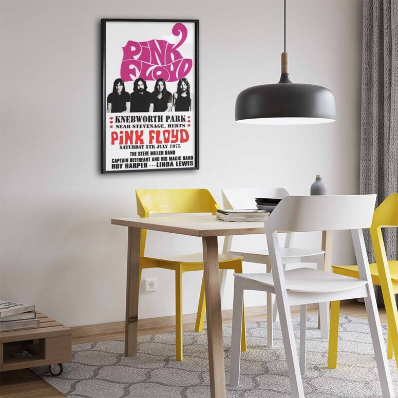 Pink Floyd Knebworth Park Near Stevenage Herts Poster