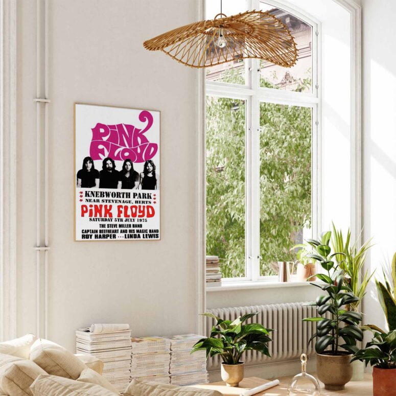Pink Floyd Knebworth Park Near Stevenage Herts Poster