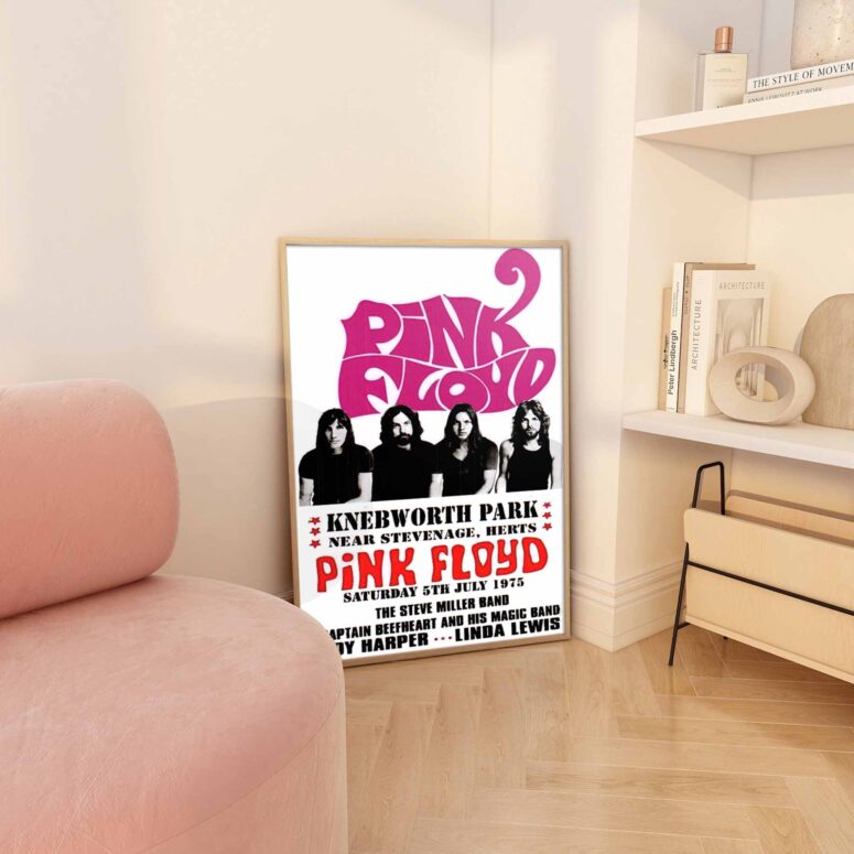 Pink Floyd Knebworth Park Near Stevenage Herts Poster