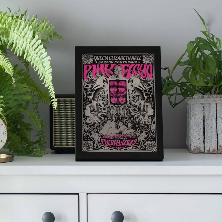 Pink Floyd At Queen Elizabeth Hall Psychedelic Games For May 1967 Poster Pink Floyd At Queen Elizabeth Hall Psychedelic Games For May 1967 Poster