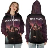 Pink Floyd Band Album Collection Vintage Ziphoodie - OtherBrick